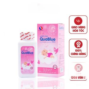 Phấn Rôm Cho Bé QuaBlue Baby 60g – Chống Rôm Sảy Dịu Da Hàng Xuất Khẩu Cao Cấp Dành Cho Trẻ