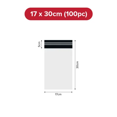 (JIJI.SG x ONES) Polymailer Mailer Bag - 7 Sizes / White Courier Bag / Glossy Mailing Bag / jt
