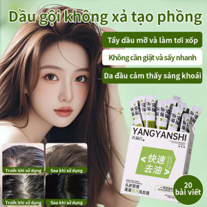 Dầu Gội Không Cần Xả /Dầu Gội Khô Kiểm Soát Dầu Và Tăng Độ Phồng Tóc /Dầu Gội Khô Dành Cho Người Lười Biếng
