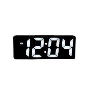 YOYO CHARMING 2 Levels Brightness Digital Alarm Clock Temperature/Date Display 12/24H Format Sleep Timer Creative Adjustable Electronic Table Clock Bedroom