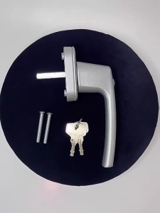 Secure Aluminum Window Levering Lock set Childproof with Unique Key Window Handles with Lock easy installs for Safety