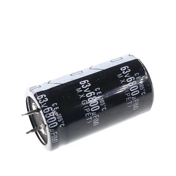 1ชิ้น 6800UF 63V 6800MFD 63WV 25*50มม. ตัวเก็บประจุแบบอิเล็กโทรไลติก ...
