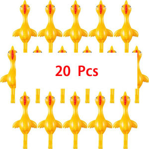 ของเล่นรูปไก่สำหรับเล่นบนนิ้ว20ชิ้นของเล่นบินได้และยืดนิ้ว ef toyของเล่นสำหรับเด็ก