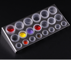 - Đế Inox 21 lỗ đựng chum mực phun xăm rất tiện lợi