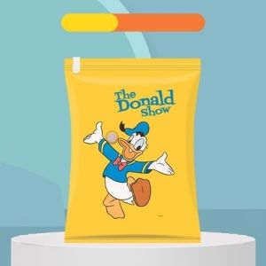 AUTHENTIC DISNEY Donald Duck Air Tight Resealable Zip Lock Waterproof Compressed Bag Vacuum Storage Wardrobe Organiser Bag for Packing Clothes Clothing Quilt Travel Luggage