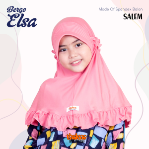 Jilbab Anak Sekolah Kerudung Anak Spandex Balon Bergo Elsa Thaluna Kids Varian#1