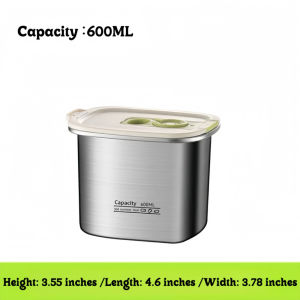HOME UPGRADE DEPOT Food Storage with Cover Food torage Dispenser SUS316 Stainless Steel Food Container ood Keeper Food Tray for Party Set Serving Dish for Kitchen Refrigerator Organizer Storage Box Snacks Fruit Baking Sheet Food Keeper