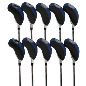Kualitas Tinggi 10Pcs Iron Cover Golf Cover Stick Golf Sarung Driver Golf Golf Accessories