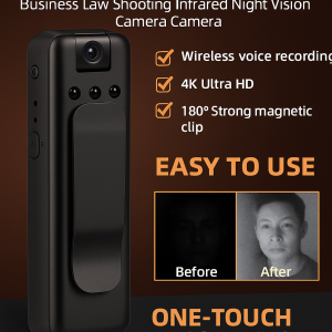 HD 1080P Mini Camera Infrared Night Vision Portable WIFI Video Recorder 180° Rotatable Lens Sports Body Camera