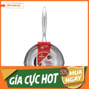 Chảo Inox 3 lớp đúc liền khối miệng rót Kalpen Zenger 26cm bảo hành 5 năm chuẩn Đức