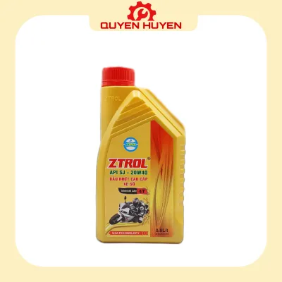 Dầu nhớt cao cấp xe số ZTROL API SJ - 20W40 (800ml) - Cho xe máy Dream Wave Jupiter Sirius Viva Future Blade Angel...