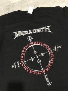 Kaos Band Metal Megadeth Cryptic Wings - MEGA15 BK
