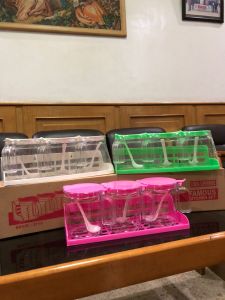 Famous Kitchen set - 1 tingkat/ Tempat Bumbu Dapur