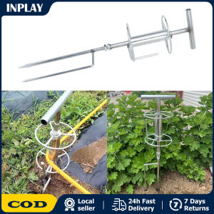 Garden Hose Guide Stake Accessories Sturdy Metal for Lawn Flower Bed Outside Garden Hose Guide Spike Auxiliary Watering Hose Reel Water Hose Stakes
