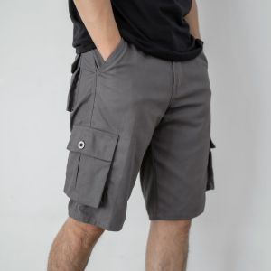 BAPIN Celana Cargo Pendek Cream - Short Cargo Pants
