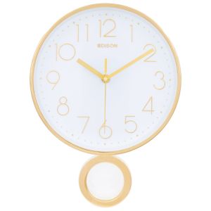 Jam Dinding Bandul Edison EQ 241 T18 Bandul Diameter 240mm 24cm