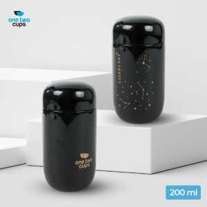 Botol Minum Tumbler Menjaga Minum Tetap Panas ataupunDingin Stainless Steel 200ml - JQ059