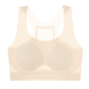 JJT Soft Breathable Sports Bra for Teen Girls Seamless Design for Comfortable Growth Stage