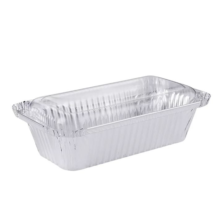 Alumunium Aluminium foil persegi 670/45/wadah makanan panggang+tutup