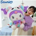 Boneka Sanrio Kuromi Pelangi Melody Cinamorol Ukuran 40 Cm Bahan halus dan lembut. 