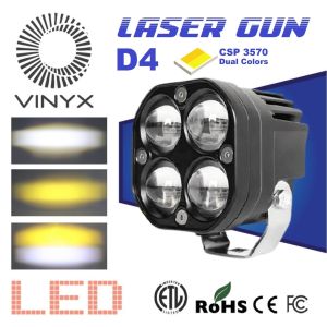 Lampu Tembak Sorot Laser Gun LED VINYX D4 Mobil Motor Sorot 40Watt Lasergun D2 40W 40 Watt