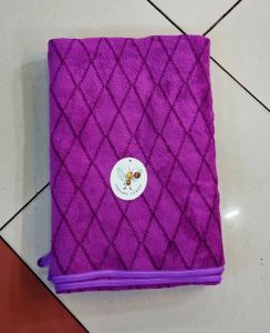 COD HANDUK MANDI BULU 70cmx140cm / HANDUK DEWASA HANDUK MOTIF MOZAIK LIST DAYA SERAP TINGGI