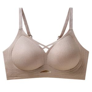Áo ngực nữ liền mạch Jelly Underwear bán cố định Latex 3D Stereo Push-Up Bra không gọng