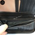 Lee Jeep Camel Long Zip Leather Wallet Genuine Cow Leather Purse Dompet Kulit Panjang. 