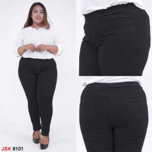 BIG SIZE CELANA CEWEK PANJANG PINGGANG KARET MELAR ELASTIS