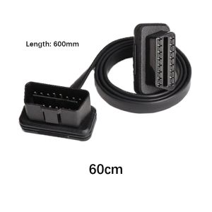 16 Pin Socket OBD OBDII OBD2 16Pin Male To Female Car Scanner Extension Cable Connector