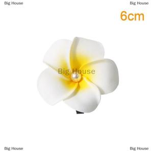 [COD] Big House กิ๊บติดผมดอกลีลาวดี1ชิ้นสำหรับเด็กผู้หญิงกิ๊บติดผมรูปดอกไม้ไข่กิ๊บติดผมฮาวายสำหรับปาร์ตี้งานแต่งงานเครื่องประดับหมวก