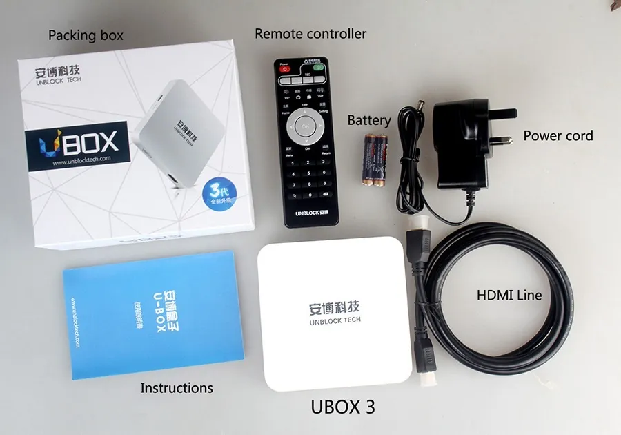 UBOX Gen 3 S900 Pro TV Box - World Wide Unblock Version | Lazada