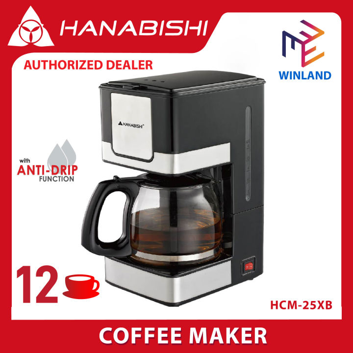 HANABISHI by Winland 12 cups Modern Coffee Maker Coffee Machine HCM