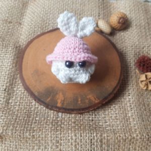 Mushroom Amigurumi Keychain | Gantungan Kunci Rajut Mushroom | Boneka Gantungan Kunci Amigurumi Mushroo