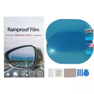 ฟิล์มกระจกมองหลัง ฟิล์มกันฝน 1แพ็คได้2ชิ้น ฟิล์มติดกระจกข้าง ฟิล์มติดกระจกรถ ได้ทั้งหน้าต่างและกระจกมองข้าง กันน้ำกันฝน พร้อมสง