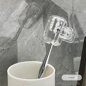 4Pcs Kawaii Toothbrush Holder Clips Toothbrush Head Covers Protective Cap Travel Storage Box