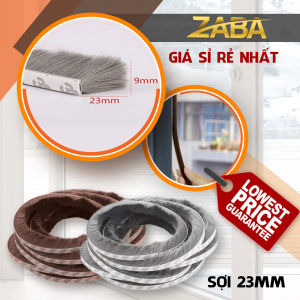 Ron gioăng dải sợi nỉ lông nheo chổi dán chặn kín khe hở khung chân cửa nhôm gỗ ngăn côn trùng chuột gián bụi 23mm Zaba