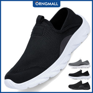 ORNGMALL Men Sneakers Breathable Mesh Men Casual Shoes Outdoor Non-Slip Big Size Loafers Walking Lightweight Men Walking Shoes 39-46