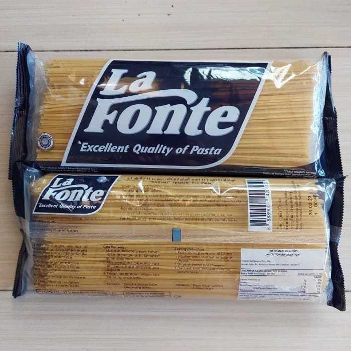 LA FONTE SPAGHETTI 1KG / SPAGHETTI / PASTA / LAFONTE PASTA SPAGETTI ...