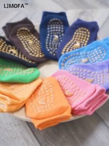 Anti Slip Floor Socks for Kids Soft toddler Socks Infant Elastic Non-slip Trampoline Socks PAZU