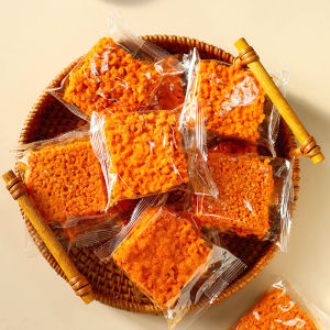蟹黄锅巴蟹香咸蛋黄味 Crab Yolk Crab Fragrant Salted Egg Yolk Flavor Crispy Snack