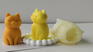 Chi tiết cao 3D Mèo khuôn silicon cấp vật liệu cho Diy crafting kéo dài 3x lâu hơn so với khuôn nhựa