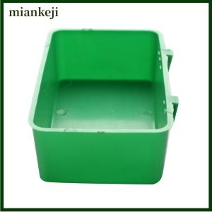 miankeji Khay Thức Ăn Sáng Tạo đa năng màu xanh lá cây bồn tắm cho vẹt lồng động vật hộp tắm