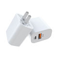 Bộ sạc PD20W Đầu sạc được chứng nhận 3C qc3.0+pd đầu sạc nhanh cổng kép. 