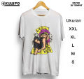 Baju kaos Distro gaul casino cewek gambar cewek sexy FTD. 