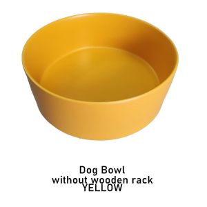 TRENY Black Ceramic Dog Water Bowl Pet Bowl Integrated Easy-to-Clean Single Bowl Dog Food Anti-Tumble Drinking Water