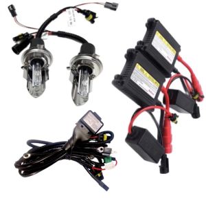 AUTO STYLE ชุดไฟหน้ารถยนต์ H4 HID โคมไฟแกว่ง XENON HID ครบชุดพร้อมCONTROLLER ขั้วH4 H-L ค่าสี 6K 1คู่ 35W พร้อมส่งในไทย