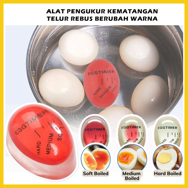 Egg Timer Alat Pengukur Kematangan Telur Rebus Eggtimer Peralatan