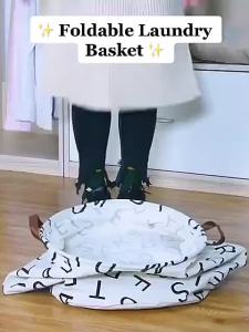 Large Size Laundry Bakset Laundry Bag Foldable With Handle Dobi Bag Dobi Basket Bakul Baju Besar Bakul Simpan Barang