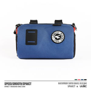 SPAKCT กระเป๋าติดจักรยานกระเป๋าคาดศีรษะกระเป๋าเบาพาดไหล่ปรับได้ป้องกันการสาดกระเป๋าอุปกรณ์ขับขี่รถไบค์จักรยานเสือภูเขา